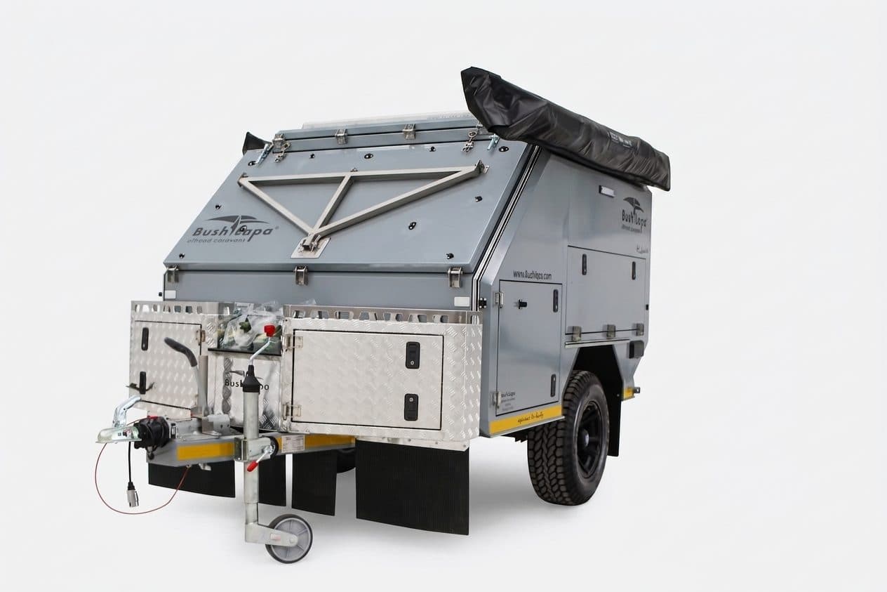 Miskruier packed down, front three-quarter view