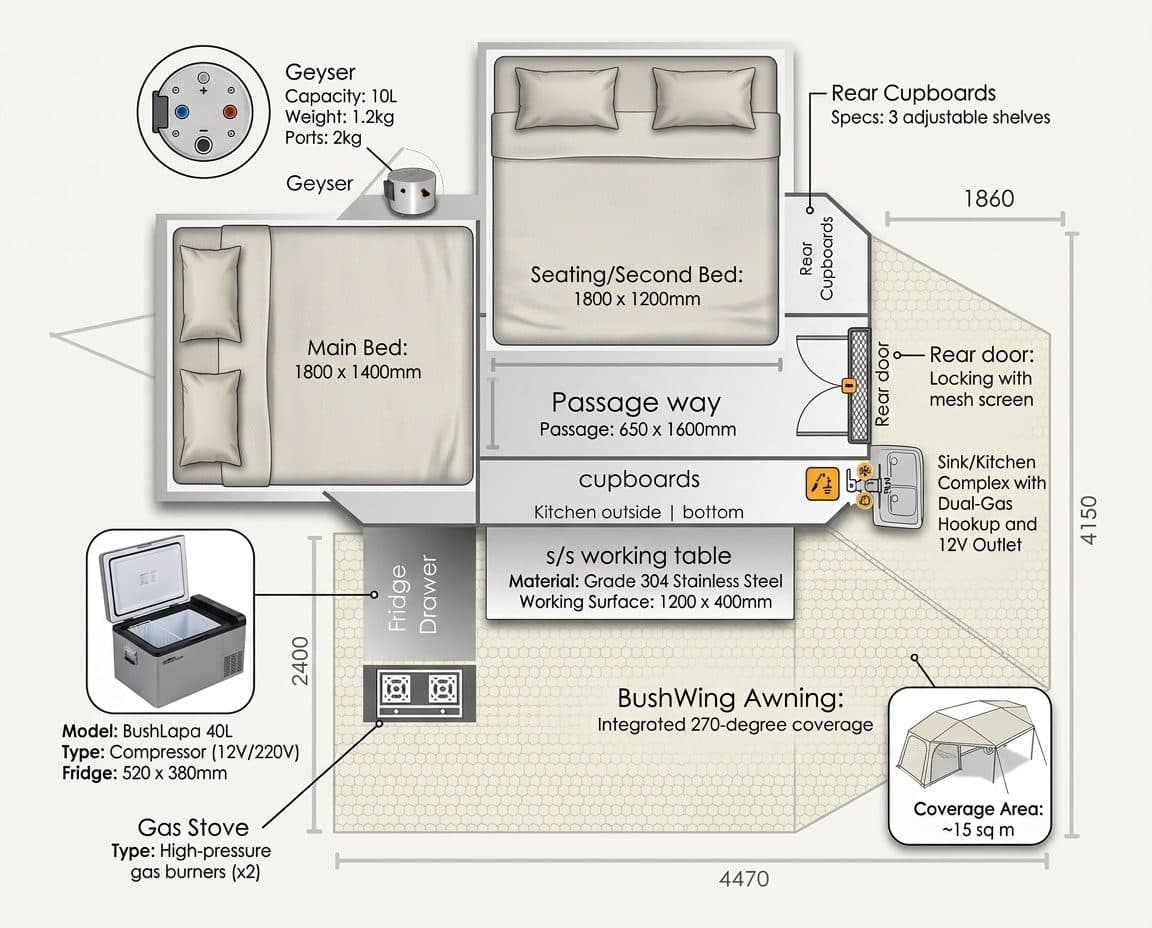 Miskruier floor plan and layout diagram